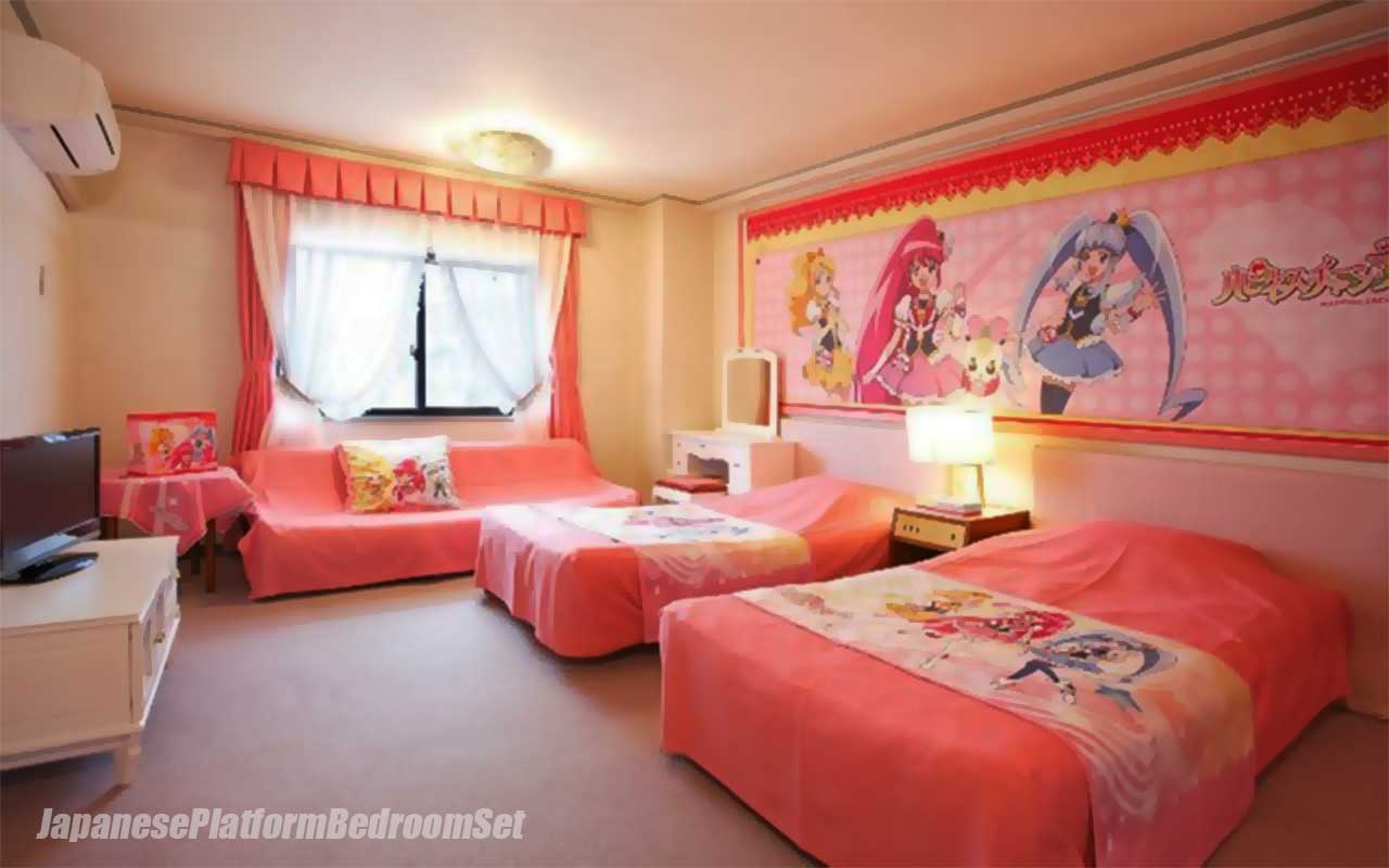 Anime Themed Bedroom Otaku Room Japanese Platform Bedroom Sets