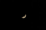 Luna creciente junto a Júpiter, 23 de noviembre 2009 21:05h local.
