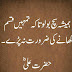 Quotes Of Hazrat Ali