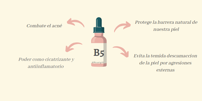 vitamina b5 usos y propiedades cosmeticas