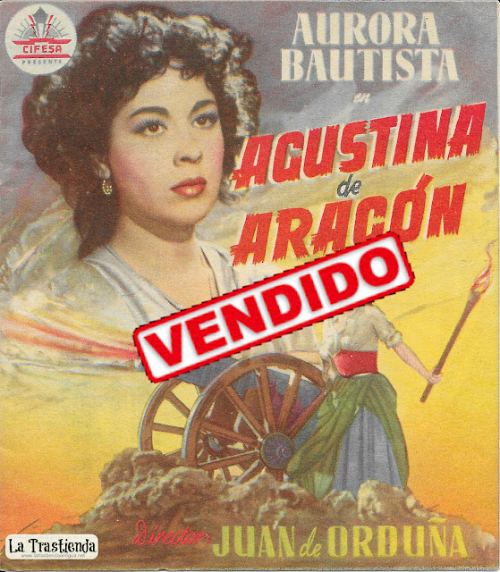 Agustina de Aragón - Programa de Cine - Aurora Bautista - Fernando Rey
