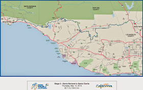 Tour of California Stage 5 Map 2015