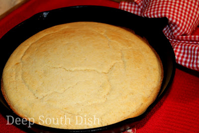 All controversy aside on preferred ingredients for cornbread, in my mind there really is only one thing that truly sets southern cornbread apart. It must be cooked in a screaming hot, cast iron skillet.