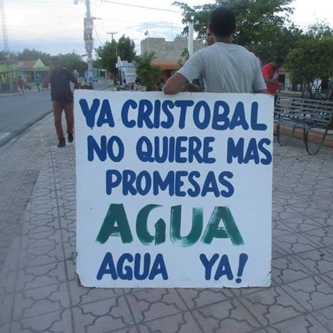 Amenazan con protestas por terminación de acueducto en cristobal