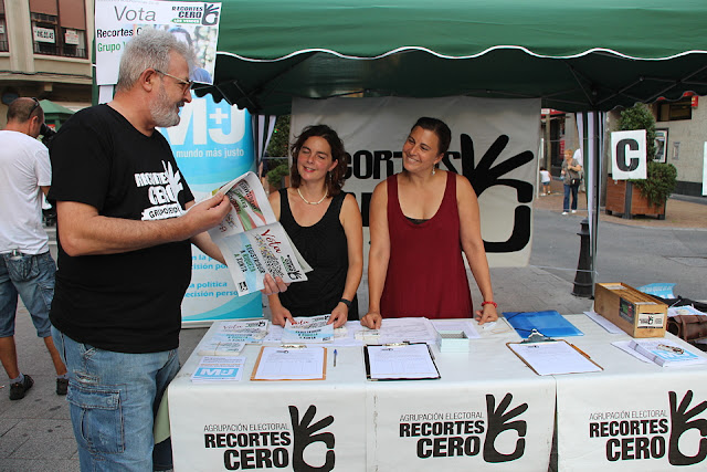 Recortes Cero-Los Verdez, en la campaña en Barakaldo