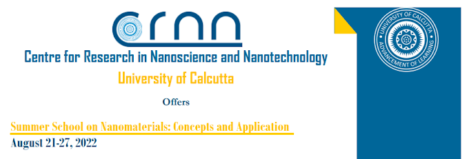 Summer School on Nanomaterials: Concepts and Application | August 21-27, 2022