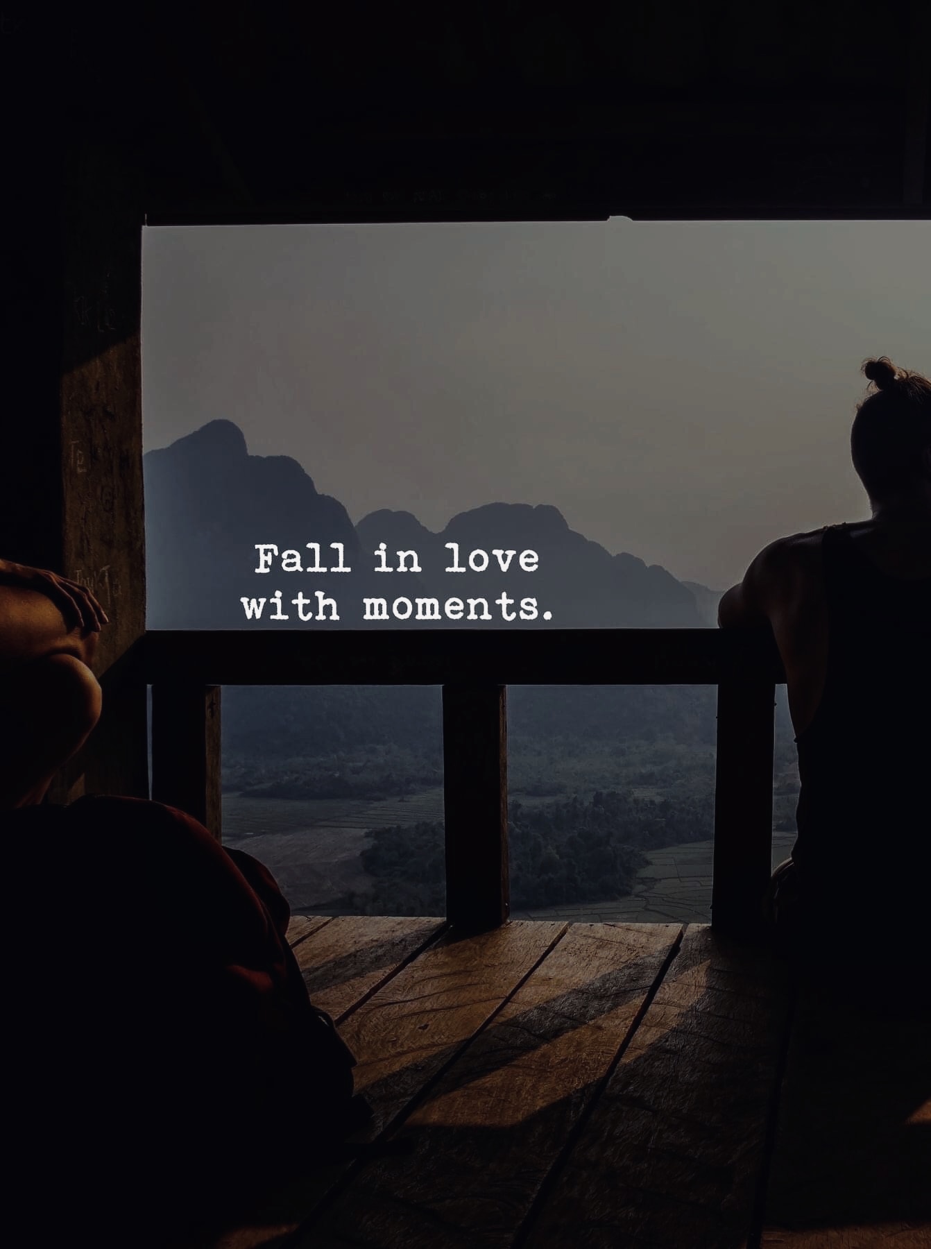 Fall in love with moments.