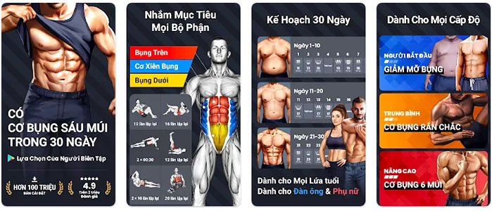Cơ Bụng 6 Múi trong 30 Ngày a2