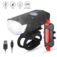 Bike Front Back Headlight Lamp