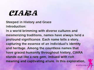 meaning of the name "CIARA"