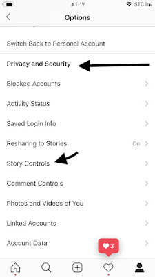 كيفية منع الأصدقاء في انستقرام من مشاركة قصتك مع اصدقائهم