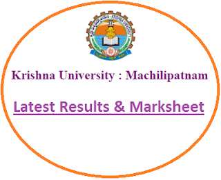 Krishna University UG Results 2024