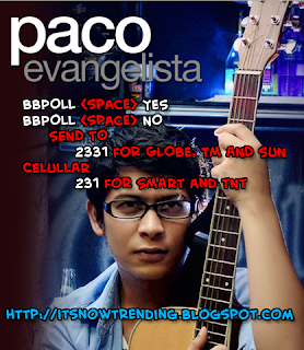 Paco Evangelista for PBB Wildcard