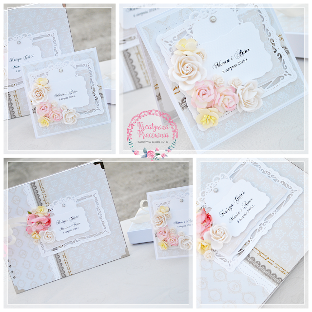 księga gości weselnych scrapbooking