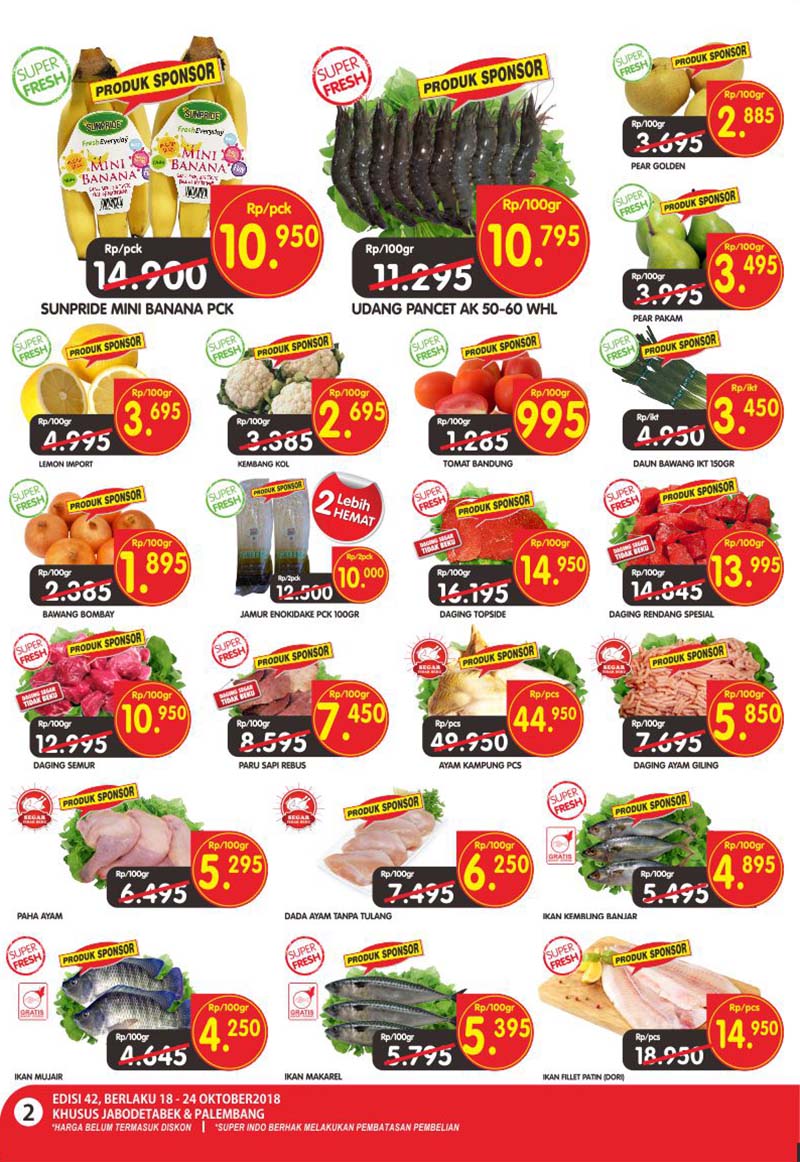 Superindo - Katalog Promo Periode 18 - 24 Oktober 2018