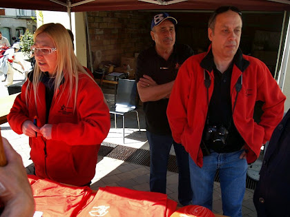 El control d'arribada a la Plaça de la Sardana de Torelló