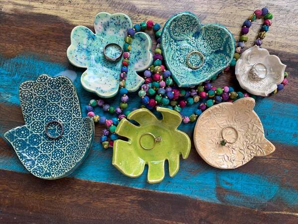 Handmade Trinket and Ring Dishes from Plot Twist Pottery