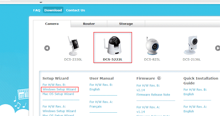 Setting DLink IP Camera (DCS-5222LB1)