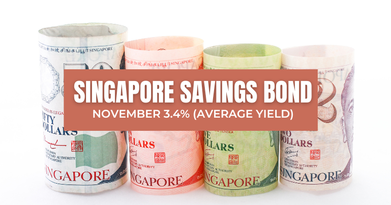 Singapore Savings Bonds November : 3.4%