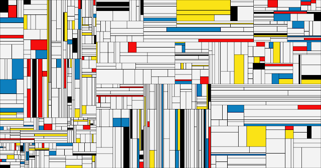 Mondrian Tile Pattern