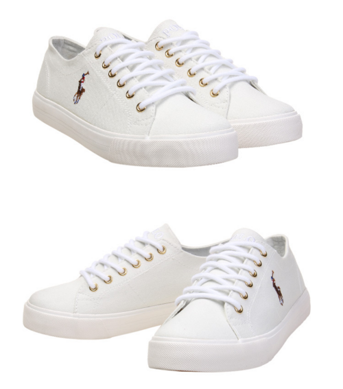 Polo Women Scholar Paper White Shoes