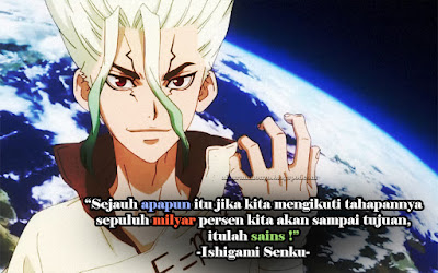 kata yang memiliki arti dan makna didalamnya dan kadang dengan kata 32 Kata-kata Mutiara Dalam Anime Dr. Stone