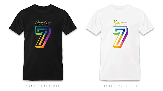 SNM07-P4FC-CTS Number & Name T Shirt Design, Custom T Shirt Printing