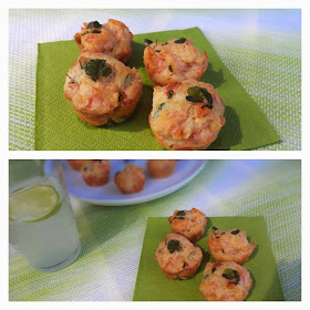 Lachs-Brunnenkresse-Muffins