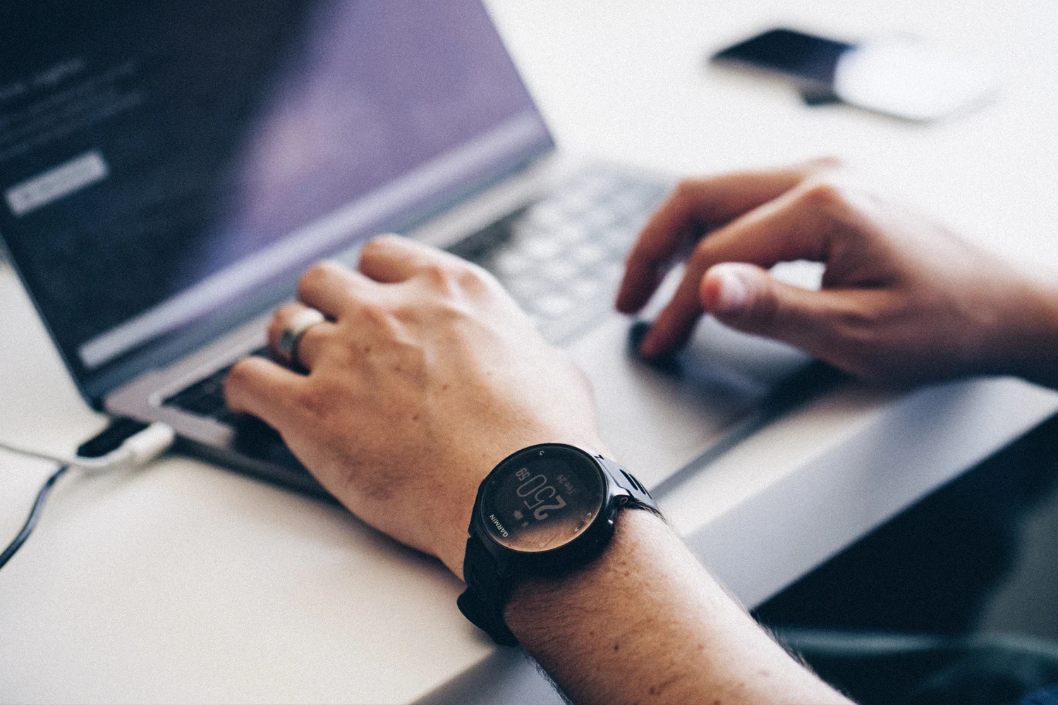 a close up picture of hands with watch