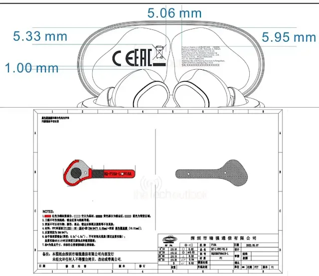 Realme Buds T110 Design Schematics