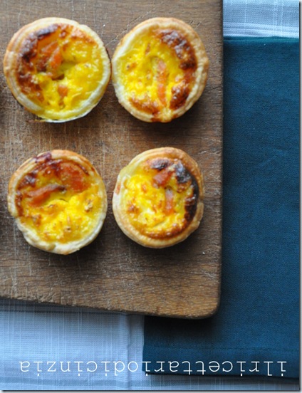 Mini quiche al salmone affumicato