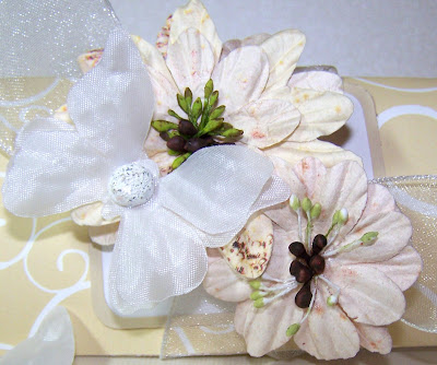 box for a special bridal gift a piece of jewelry a special note