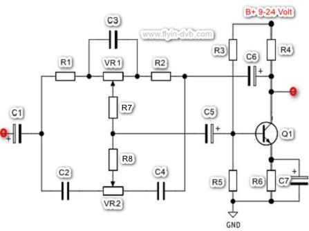 Skema Tone Control Sederhana 1 Transistor Flyin DVB Skema Tone Control Sederhana 1 Transistor Flyin DVB