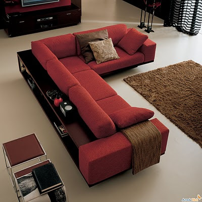 Sofa   on Design Furniture Blog  Sofa With Bookcases  More Functions Less Space