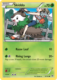 Skiddo BREAKthrough Pokemon Card