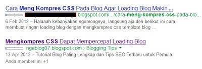 Contoh Breadcrumbs yang terindeks google