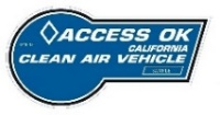 Blue Clean Air Vehicle (CAV) decal