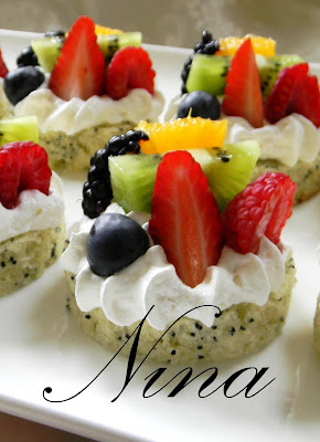 NINA'S RECIPES: FRESH FRUIT TARTLETS