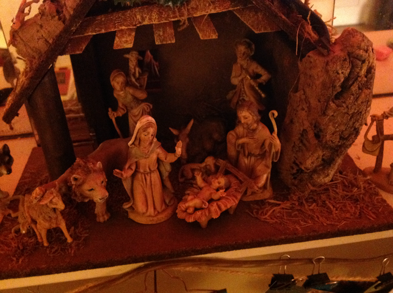 Manger scene