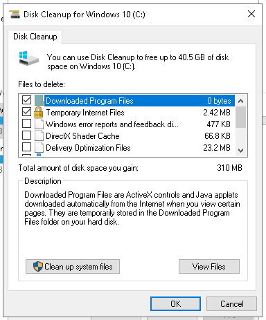How to delete temporary files in Windows