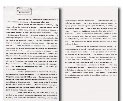 Textos para alunos: As duas Cartas de Getúlio Vargas