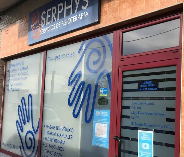 "SERPHYS Servicios de Fisioterapia". Centro de fisioterapia en Lugo de Llanera