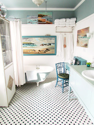 Turquoise Bathroom