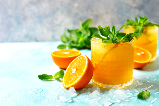 Orange Mojito/Mocktail