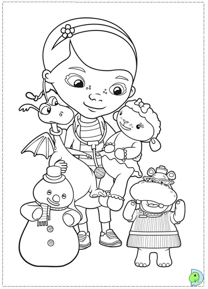 Doc Mcstuffins Coloring Pages To Print