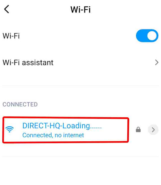 Wifi Cannect but no internet