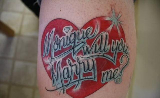 Tattoo Marriage Proposal