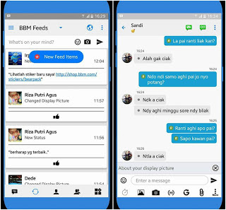 BBM Mod Like IOS v3.2.5.12 (Iphone Theme) Apk Terbaru