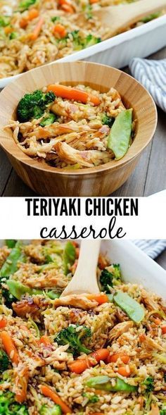  Teriyaki Chicken Casserole is full of savory chicken Teriyaki Chicken Casserole