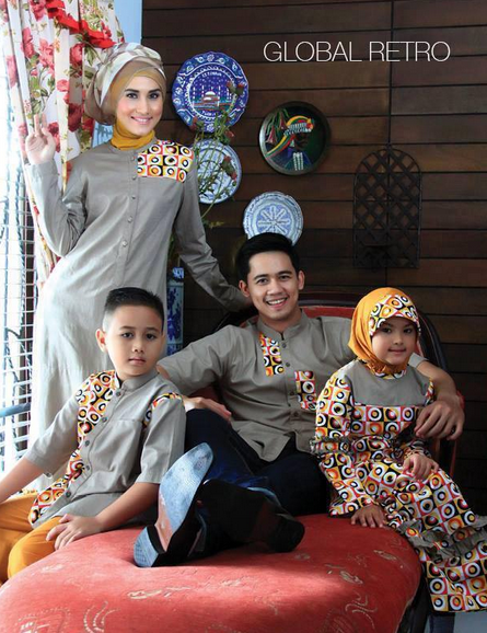  Contoh  Model Baju  Muslim Couple  Family Terbaru 2021